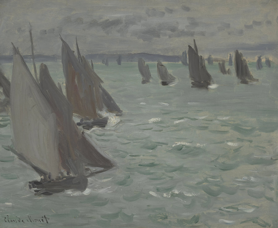 바다 위의 범선 - Claude Monet