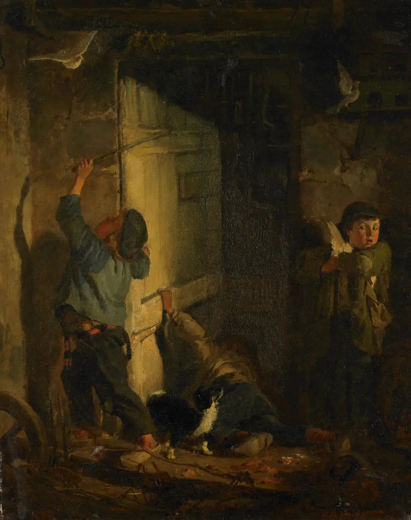 비둘기의 둥지에서 날아오르기 - 프레데릭 아서 브리드맨

Source:
Voler le perchoir du pigeon - Frederick Arthur Bridgman