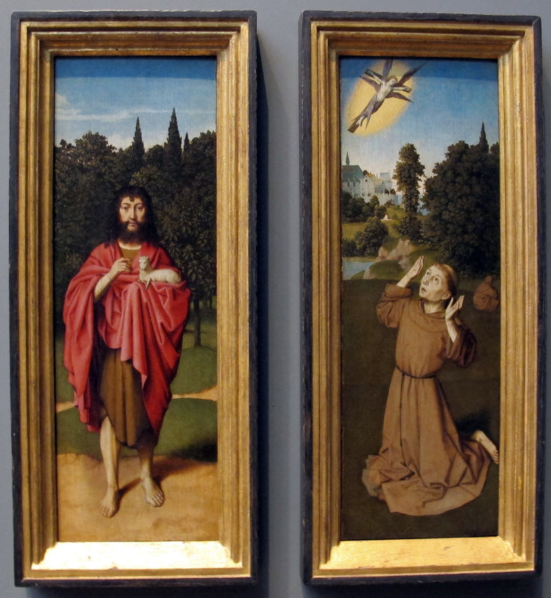 오른쪽 블라인드. 성 요한 세례자. - 제라르 다비드