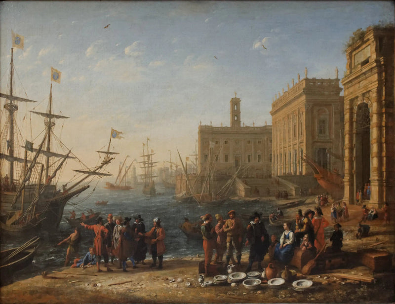 클로드 로렌의 항구와 국회의사당 전망

Source:
Vue d'un port avec le Capitole - Claude Lorrain