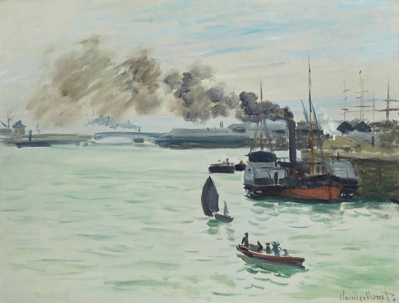항구의 풍경 - Claude Monet