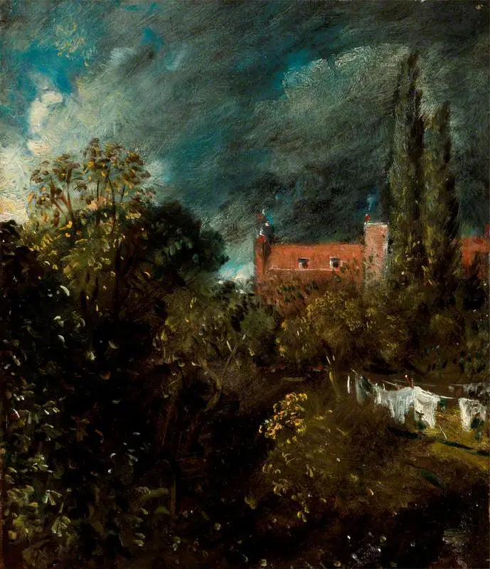 정원 속의 전망, 저 너머에 빨간 집이 있는 풍경 - 존 콘스터블

Source:
Vue dans un jardin, avec une maison rouge au-delà - John Constable