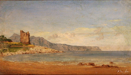 Vue de Capri - Jasper Francis Cropsey - Reproductions de tableaux et peintures haut de gamme