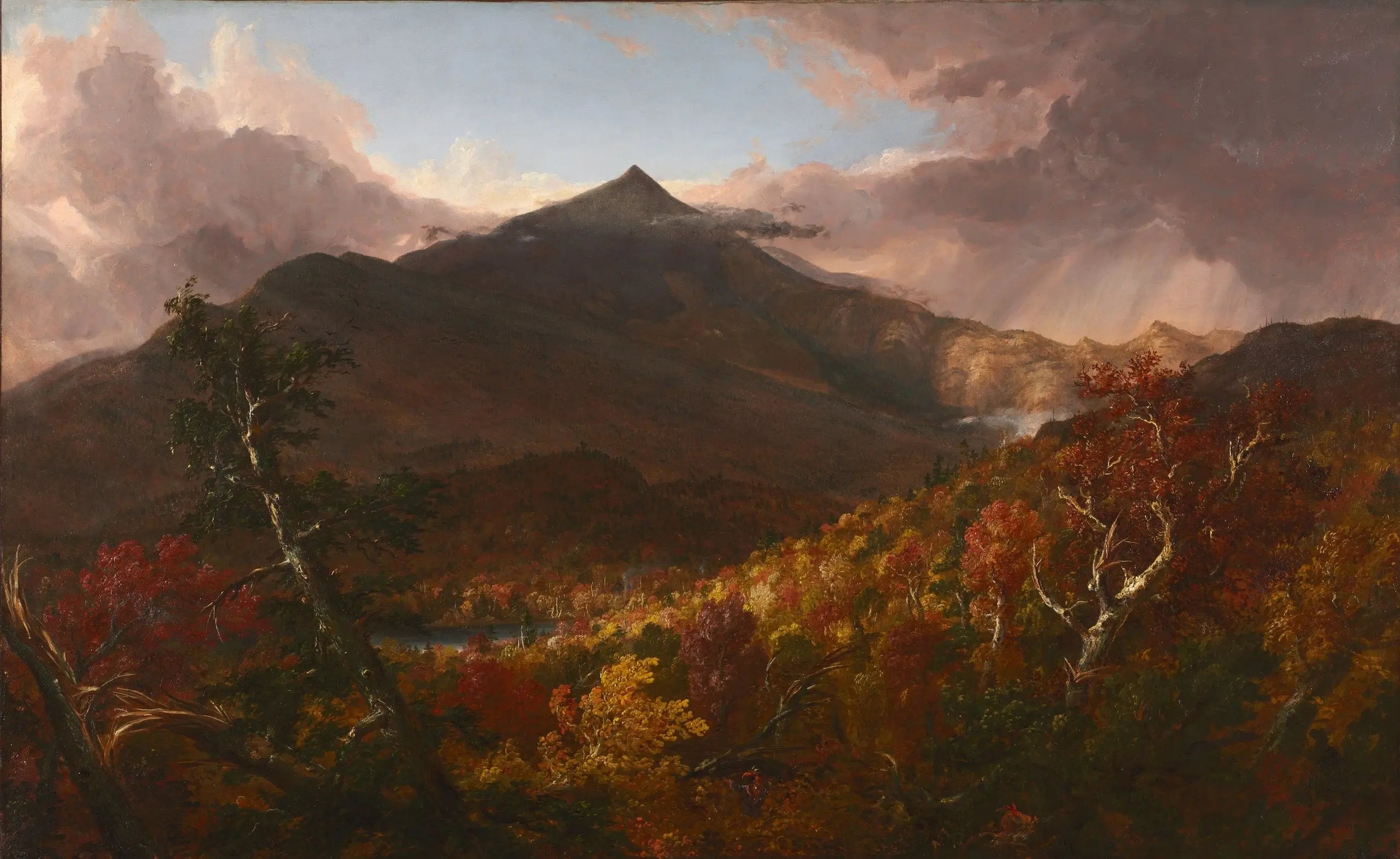Vue de la montagne Schroon, comté d'Essex, New York, après une tempête - Thomas Cole image 1 reproduction réalisée par Alpha Reproduction