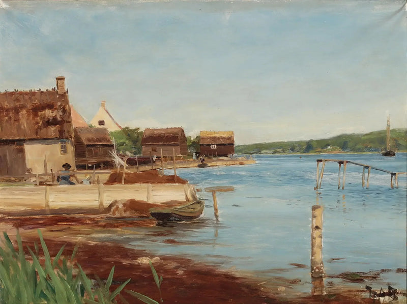 로스킬드 피오르드의 뷰, Jyllinge에서. - H. A. Brendekilde

Source:
Vue du fjord de Roskilde à Jyllinge. - H. A. Brendekilde