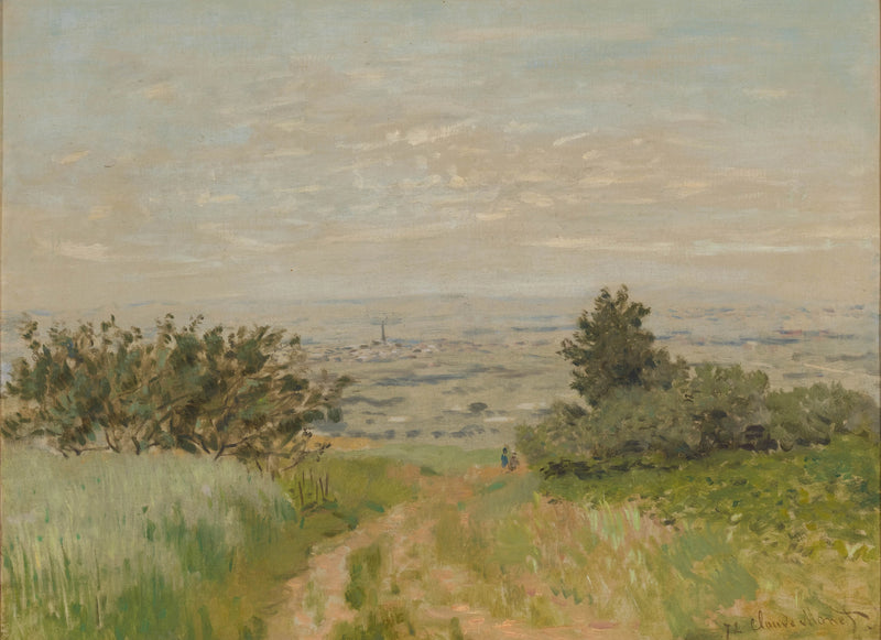 Argenteuil 평야의 전망, Sannois 언덕 W220 - Claude Monet