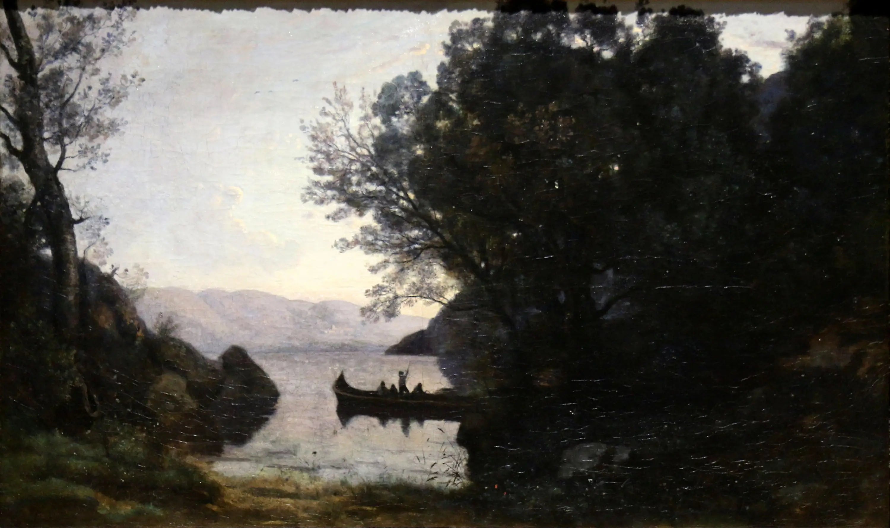 Vue prise à Riva Tyrol italien - Jean-Baptiste Camille Corot - Alpha Reproduction