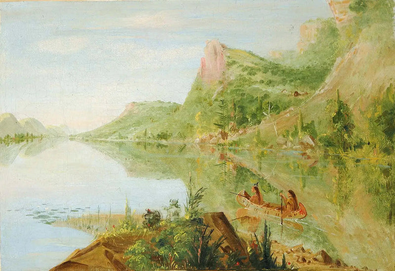 위스콘신 강 전망, 위네바고 사격 오리 - 조지 캐틀린

Source:
Vue sur la rivière Wisconsin, Winnebago Shooting Ducks - George Catlin