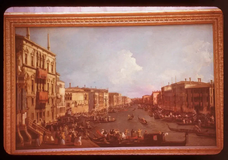팔라쪼 발비에서 리알토 다리까지의 그랜드 운하 전망, 레가타 중 - 카날레토

Source:
Vue sur le Grand Canal depuis le Palazzo Balbi jusqu'au Pont du Rialto, lors d'une régate - Canaletto