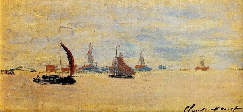 Voorzaan W176의 전망 - Claude Monet