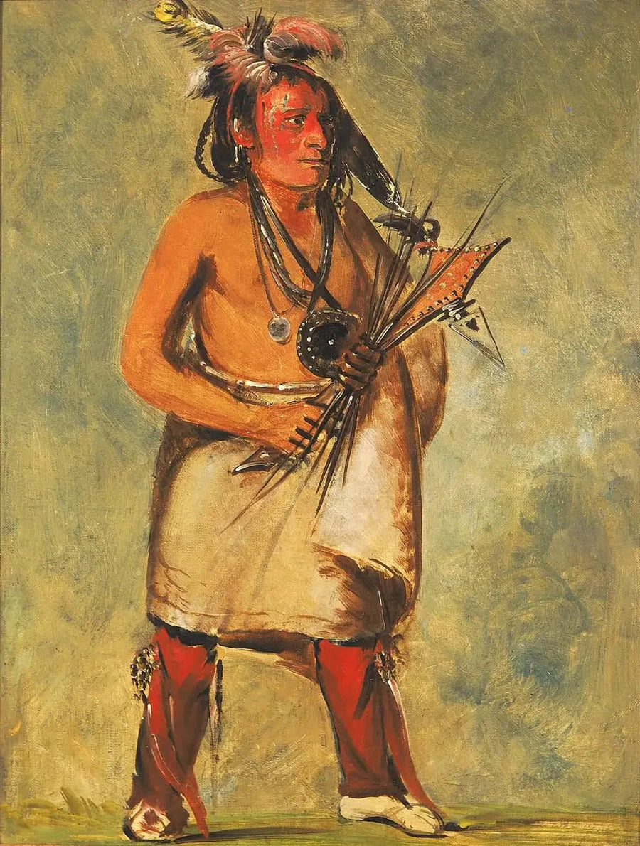 우와콘차쉬카우, 천둥 위에 오는 자 - 조지 캐틀린

Source:
Wa-kon-chásh-kaw, Celui qui vient sur le tonnerre - George Catlin