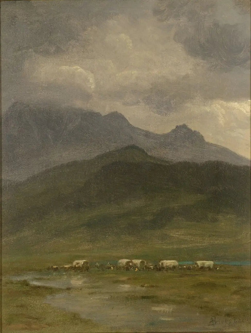 덮개가 있는 마차 - 알버트 비어슈타트

Source:
wagons couverts - Albert Bierstadt