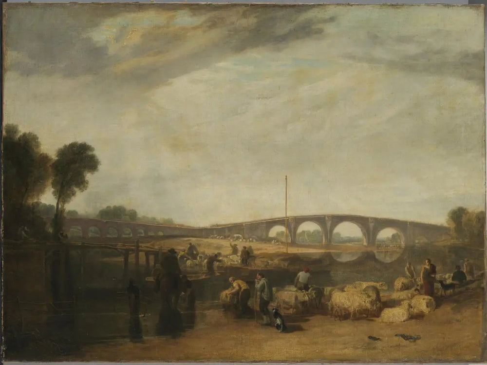 Walton bridges - J. M. W. Turner image 1 copie de tableau peinte à la main
