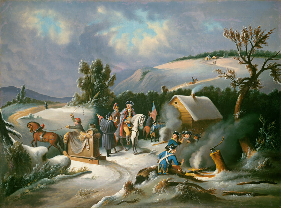 Washington à Valley Forge - American 19th Century