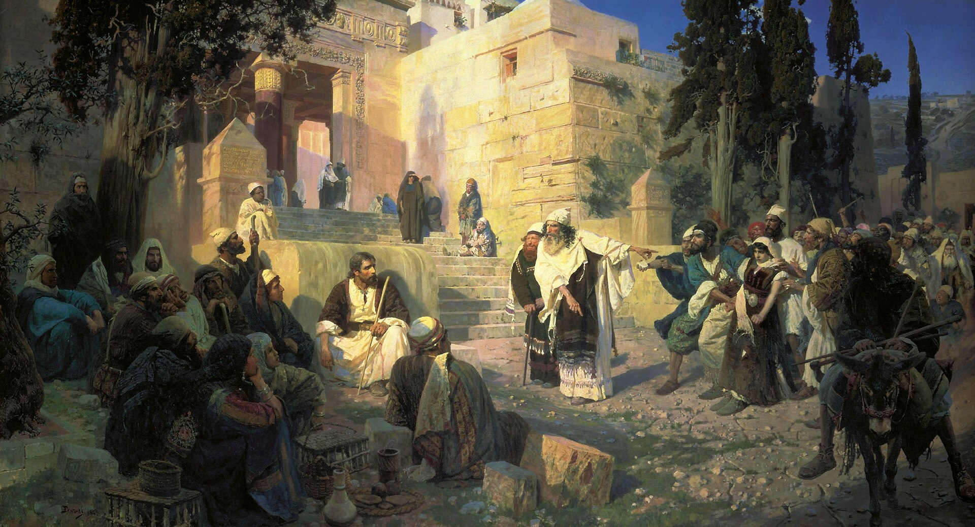 Le Christ et la pécheresse - Vassili Polenov