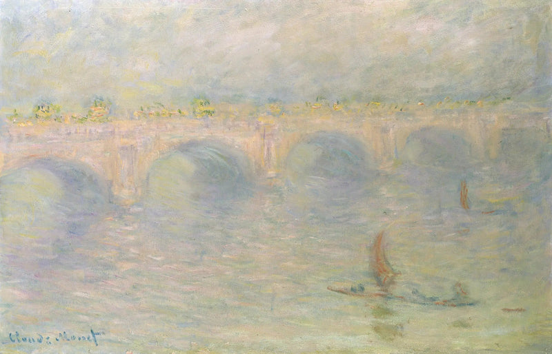 워털루 다리, 햇빛 효과 - Claude Monet