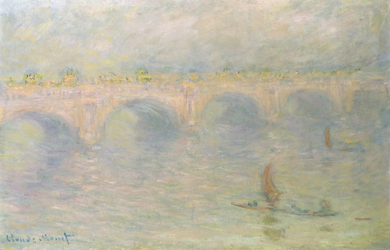워털루 다리, 햇빛 효과 - Claude Monet