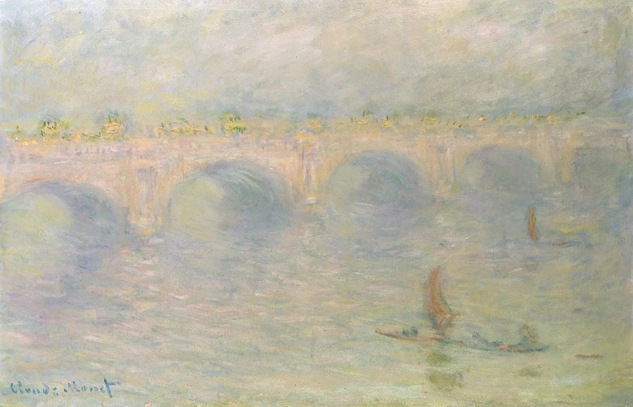 워털루 다리, 햇빛 효과 - Claude Monet