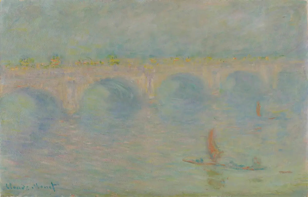 Waterloo Bridge, effet de soleil - Claude Monet image 1 reproduction réalisée par Alpha Reproduction